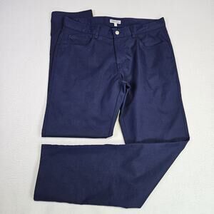 Peter Millar eb66 Performance Pant Mens 34x32 Navy 5 Pocket Golf Chino Trouser